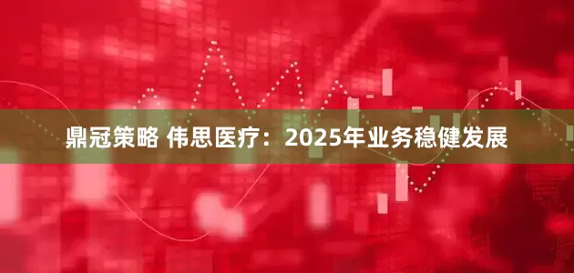 鼎冠策略 伟思医疗：2025年业务稳健发展